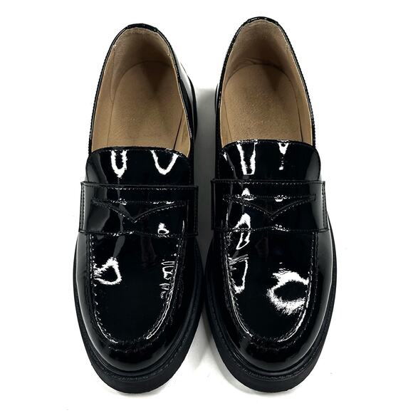 Bruno Magli Black Patent Leather Loafers - Picture 2 of 10